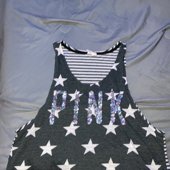 Pink bling tank - Picture 3 of 7